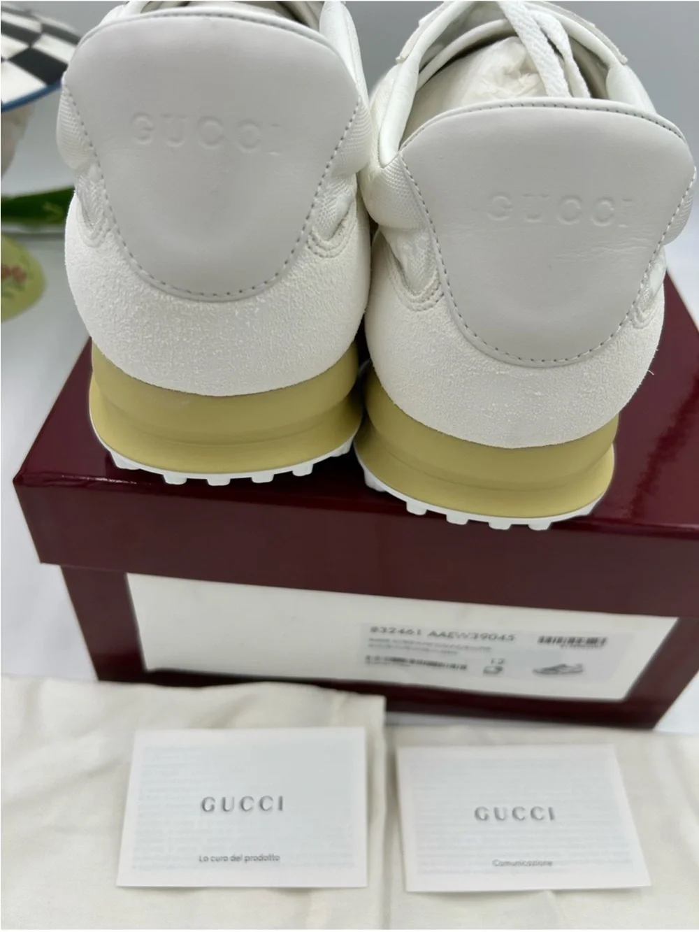 Men's Gucci Re-motion GG SNEAKERS . Size 12 fits 12.5